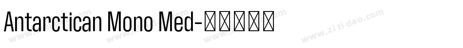 Antarctican Mono Med字体转换